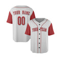 Personalized Cincinnati Reds Baseball Jersey - White Red Birdseye Style, Custom Name & Number-4
