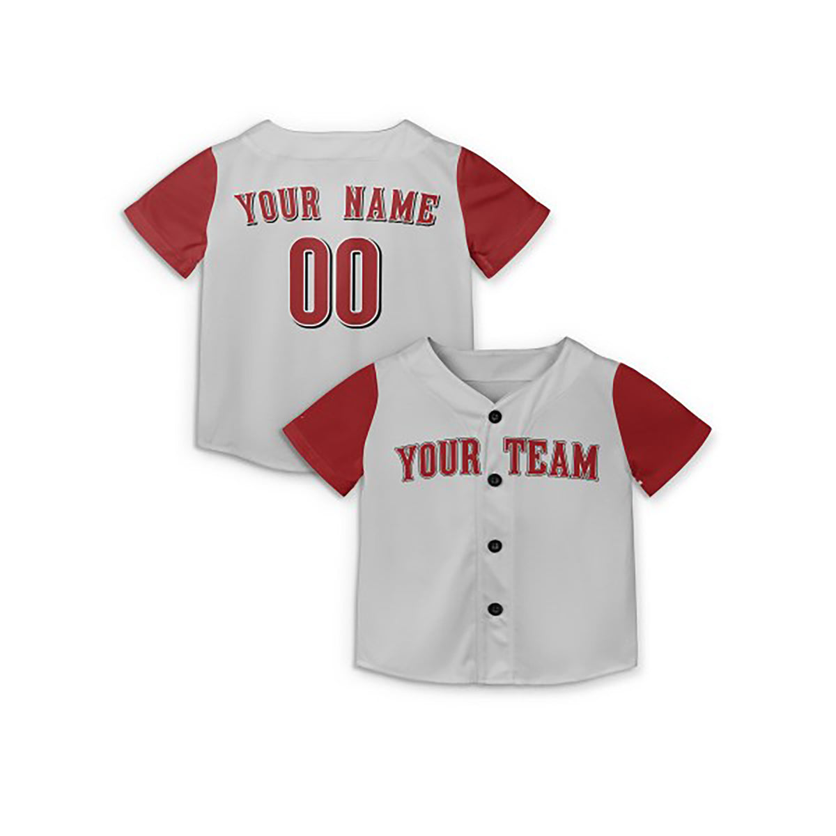 Personalized Cincinnati Reds Baseball Jersey - White Red Birdseye Style, Custom Name & Number-5