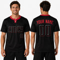 Personalized Cincinnati Reds Cincy Two-Button Baseball Jersey - City Connect Style, Custom Name & Number-1
