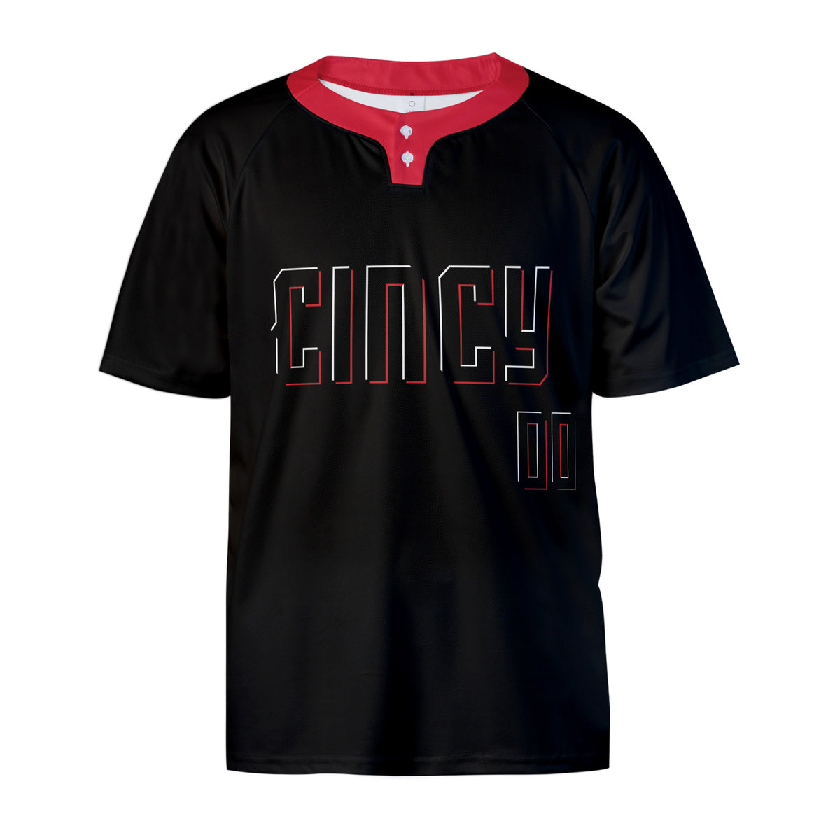 Personalized Cincinnati Reds Cincy Two-Button Baseball Jersey - City Connect Style, Custom Name & Number-4