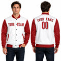 Personalized Cincinnati Reds Varsity Jacket – White Red Home Style, Custom Name & Number-1