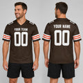 Personalized Cleveland Browns Football Jersey - Brown Fan Style, Custom Name & Number-1