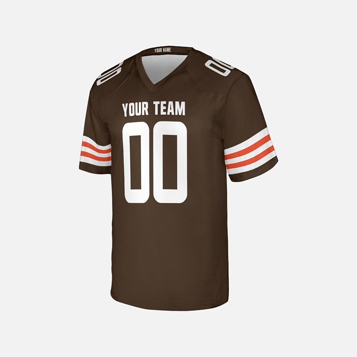 Personalized Cleveland Browns Football Jersey - Brown Fan Style, Custom Name & Number-4