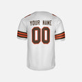 Personalized Cleveland Browns Football Jersey - White Alternate Style, Custom Name & Number-5
