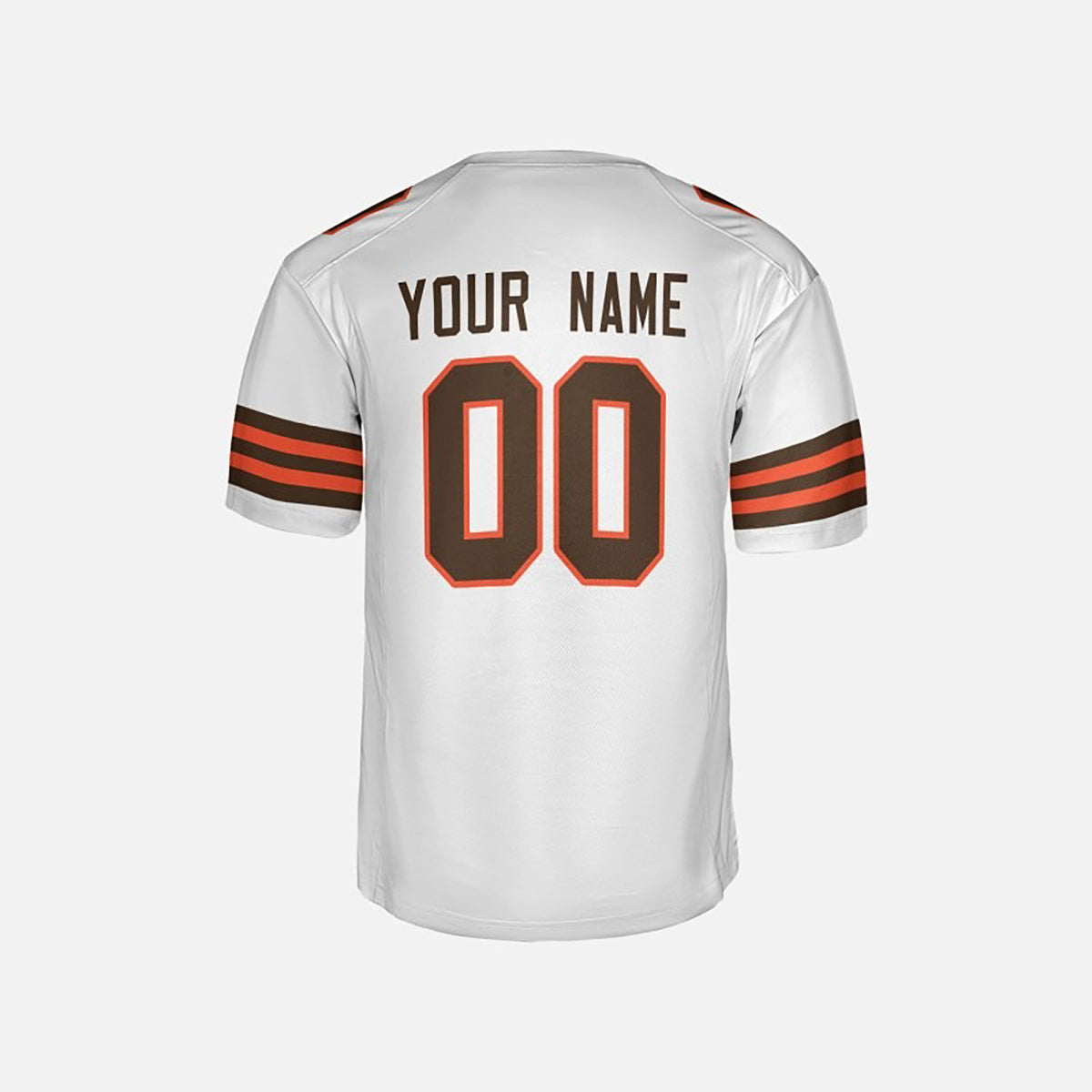 Personalized Cleveland Browns Football Jersey - White Alternate Style, Custom Name & Number-5