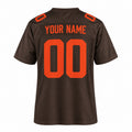 Personalized Cleveland Browns Football Jersey – Brown Alpha Dawg Game Style, Custom Name Patch, Team Name, Number & Logo-4