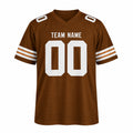 Personalized Cleveland Browns Football Jersey – Brown Legacy Style, Custom Name Patch, Team Name, Number & Logo-3