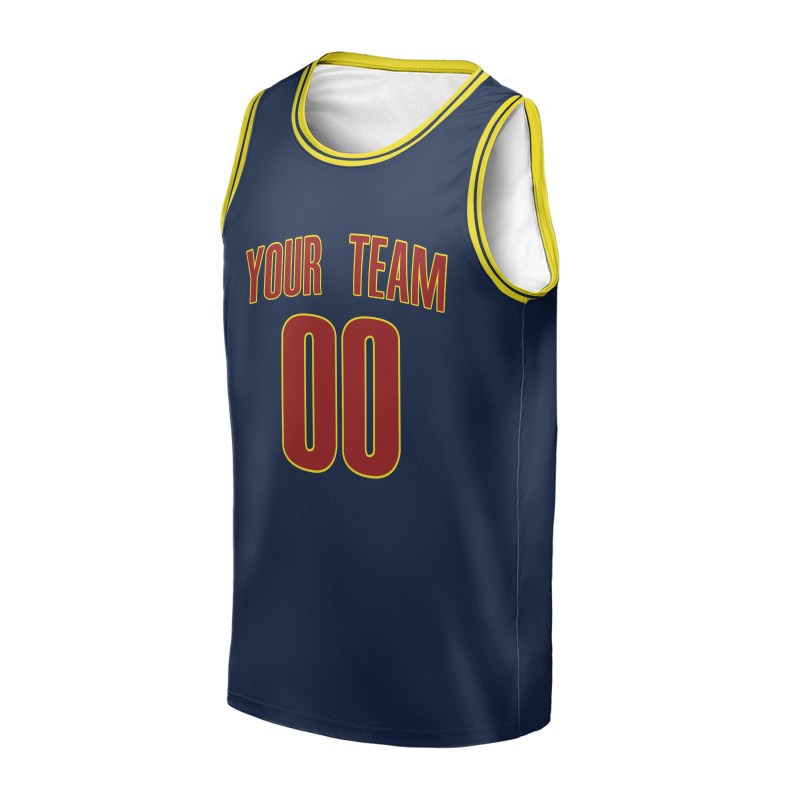Personalized Cleveland Cavaliers Basketball Jersey - Navy 2015/16 Hardwood Classics Swingman Style, Custom Name & Number-3