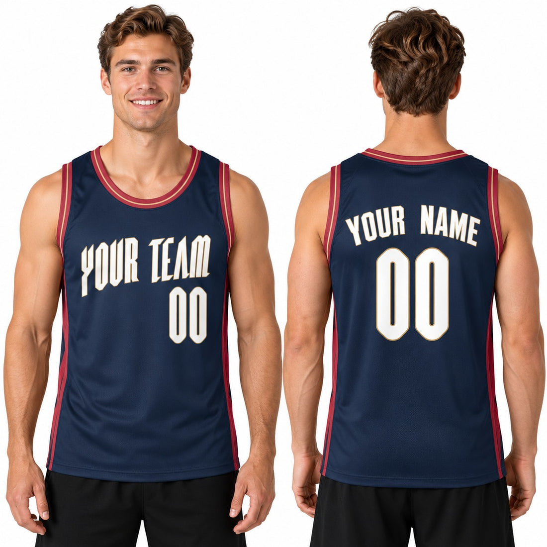 Personalized Cleveland Cavaliers Basketball Jersey - Navy Swingman Classic Style, Custom Name & Number-1
