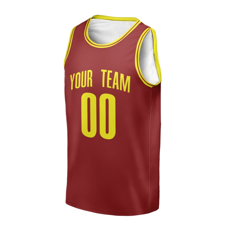 Personalized Cleveland Cavaliers Basketball Jersey - Red 2015/16 Hardwood Classics Style, Custom Name & Number-3