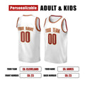 Personalized Cleveland Cavaliers Basketball Jersey - White 2015/16 Hardwood Classics Style, Custom Name & Number-2