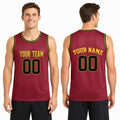 Personalized Cleveland Cavaliers Basketball Jersey - Wine Red Fast Break Icon Style, Custom Name & Number-1