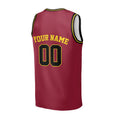 Personalized Cleveland Cavaliers Basketball Jersey - Wine Red Fast Break Icon Style, Custom Name & Number-4