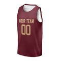 Personalized Cleveland Cavaliers Basketball Jersey - Wine Red Swingman Icon Style, Custom Name & Number-3