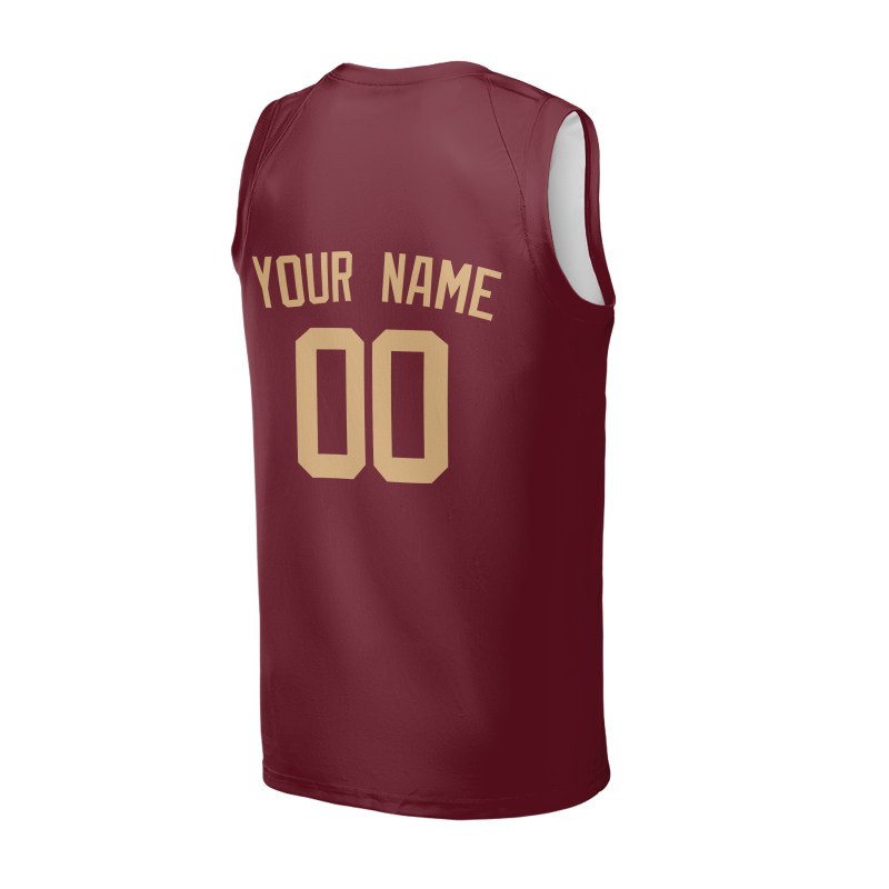 Personalized Cleveland Cavaliers Basketball Jersey - Wine Red Swingman Icon Style, Custom Name & Number-4