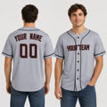Personalized Cleveland Guardians Baseball Jersey - Gray Road Style, Custom Name & Number-1