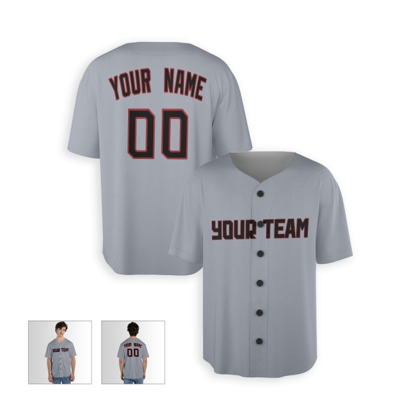 Personalized Cleveland Guardians Baseball Jersey - Gray Road Style, Custom Name & Number-3