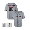 Personalized Cleveland Guardians Baseball Jersey - Gray Road Style, Custom Name & Number-6