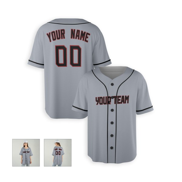 Personalized Cleveland Guardians Baseball Jersey - Gray Road Style, Custom Name & Number-6