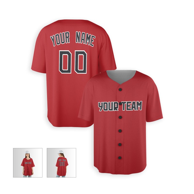 Personalized Cleveland Guardians Baseball Jersey - Red Alternate Style, Custom Name & Number-5