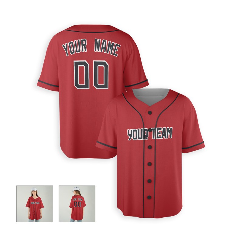 Personalized Cleveland Guardians Baseball Jersey - Red Alternate Style, Custom Name & Number-6