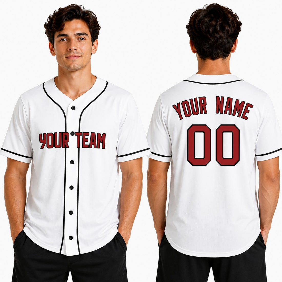 Personalized Cleveland Guardians Baseball Jersey - White Home Style, Custom Name & Number-1