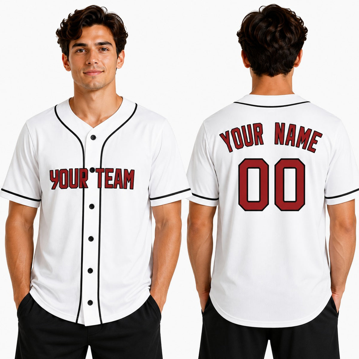 Personalized Cleveland Guardians Baseball Jersey - White Home Style, Custom Name & Number-1