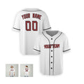 Personalized Cleveland Guardians Baseball Jersey - White Home Style, Custom Name & Number-6
