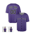 Personalized Colorado Rockies Baseball Jersey - Purple Alternate Team Style, Custom Name & Number-3