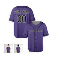Personalized Colorado Rockies Baseball Jersey - Purple Alternate Team Style, Custom Name & Number-4