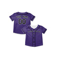 Personalized Colorado Rockies Baseball Jersey - Purple Alternate Team Style, Custom Name & Number-7