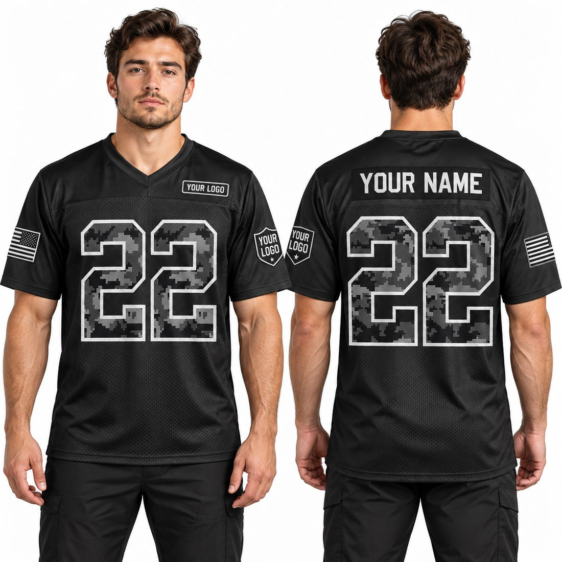 Personalized Dallas Cowboys 2026 Salute to Service Football Jersey – Black Retired Player Style, Custom Name Patch, Team Name, Number & Logo-1
