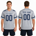 Personalized Dallas Cowboys Football Jersey - Gray Inverted Legend Player Style, Custom Name & Number-1