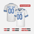 Personalized Dallas Cowboys Football Jersey - White Fan Style, Custom Name & Number-2