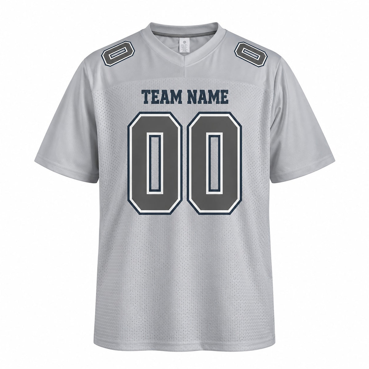 Personalized Dallas Cowboys Football Jersey – Gray Atmosphere Fashion Style, Custom Name Patch, Team Name, Number & Logo-3