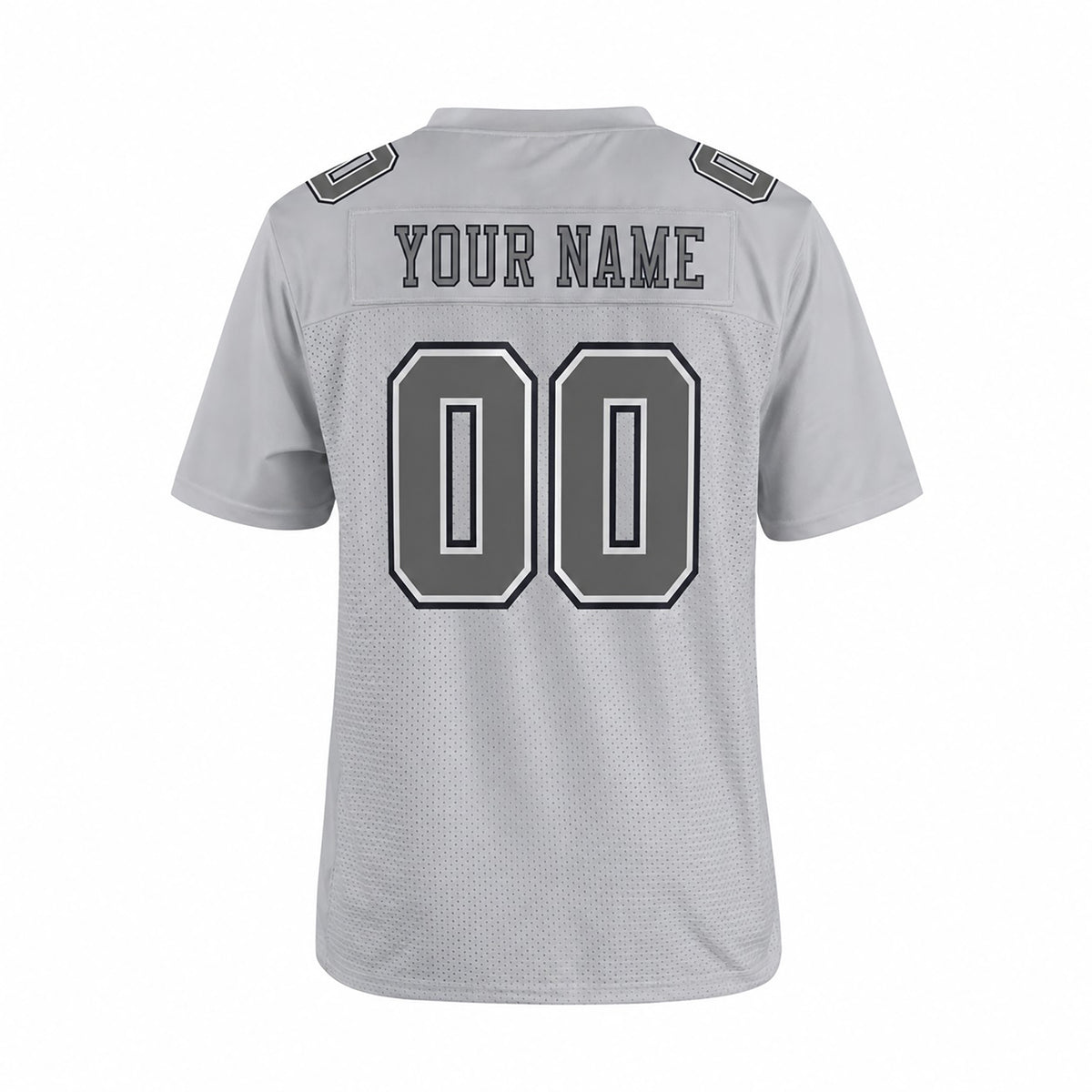 Personalized Dallas Cowboys Football Jersey – Gray Atmosphere Fashion Style, Custom Name Patch, Team Name, Number & Logo-4