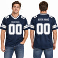Personalized Dallas Cowboys Football Jersey – Navy Alternate Style, Custom Name Patch, Team Name, Number & Logo-1