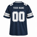 Personalized Dallas Cowboys Football Jersey – Navy Alternate Style, Custom Name Patch, Team Name, Number & Logo-4