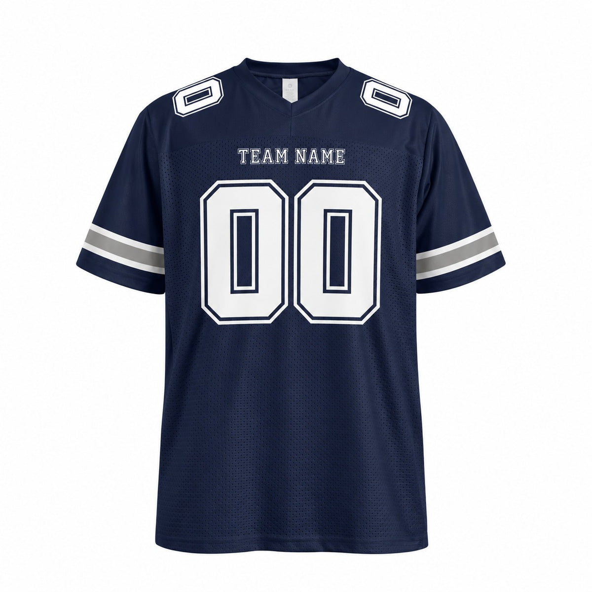 Personalized Dallas Cowboys Football Jersey – Navy Game Style, Custom Name Patch, Team Name, Number & Logo-3