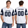 Personalized Dallas Cowboys Football Jersey – White Alternate Style, Custom Name Patch, Team Name, Number & Logo-1