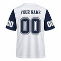 Personalized Dallas Cowboys Football Jersey – White Alternate Style, Custom Name Patch, Team Name, Number & Logo-4