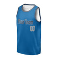 Personalized Dallas Mavericks Basketball Jersey - Blue Fast Break Icon Style, Custom Name & Number-3