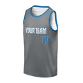 Personalized Dallas Mavericks Basketball Jersey - Gray Alternate 2003 Style, Custom Name & Number-3