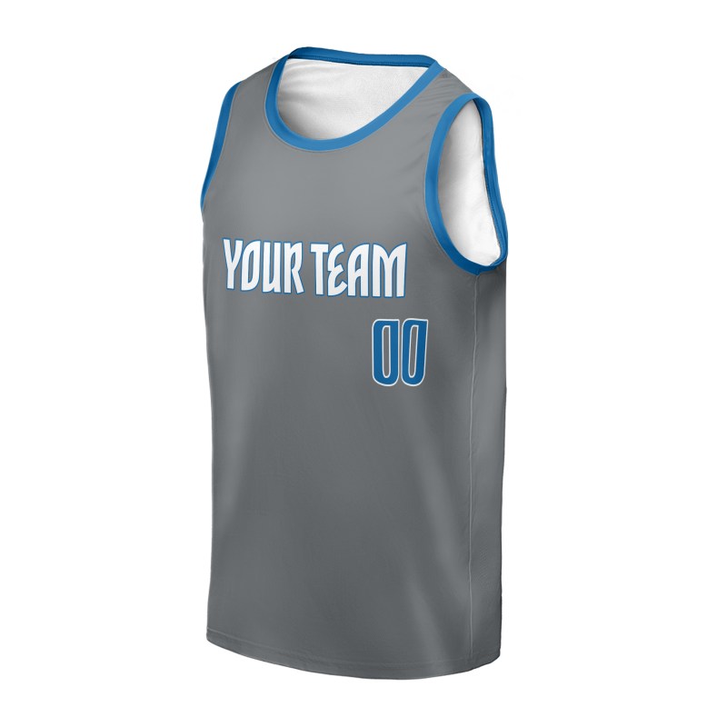 Personalized Dallas Mavericks Basketball Jersey - Gray Alternate 2003 Style, Custom Name & Number-3