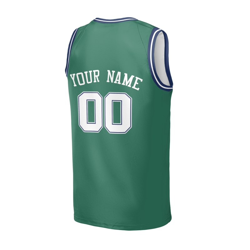 Personalized Dallas Mavericks Basketball Jersey - Green Fast Break Classic Style, Custom Name & Number-4