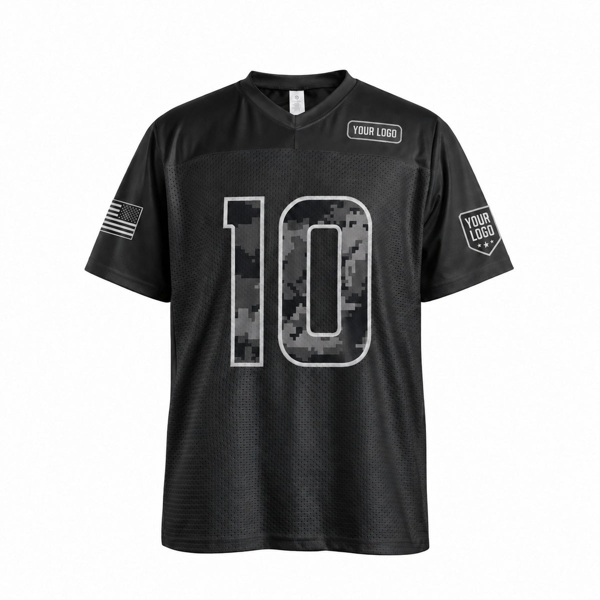 Personalized Denver Broncos 2026 Salute to Service Football Jersey – Black, Custom Name Patch, Team Name, Number & Logo-3