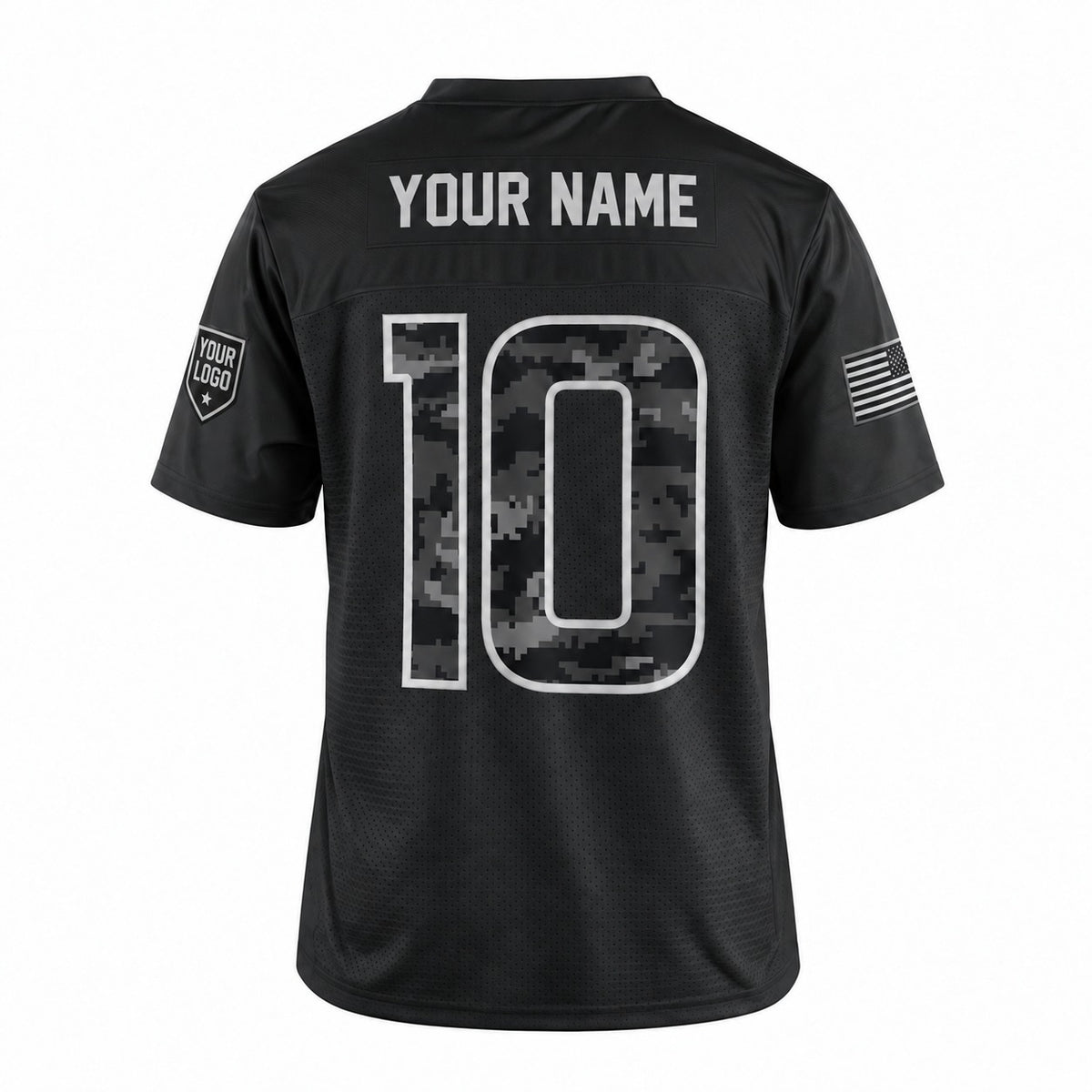 Personalized Denver Broncos 2026 Salute to Service Football Jersey – Black, Custom Name Patch, Team Name, Number & Logo-4