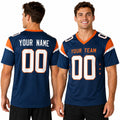 Personalized Denver Broncos Football Jersey - Navy Alternate Style, Custom Name & Number-1