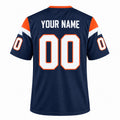 Personalized Denver Broncos Football Jersey – Navy Alternate Vapor F.U.S.E. Limited Style, Custom Name Patch, Team Name, Number & Logo-4
