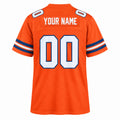 Personalized Denver Broncos Football Jersey – Orange Retired Player Alternate Style, Custom Name Patch, Team Name, Number & Logo-4